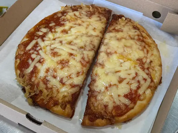 Whole Deep Fried Pizza 