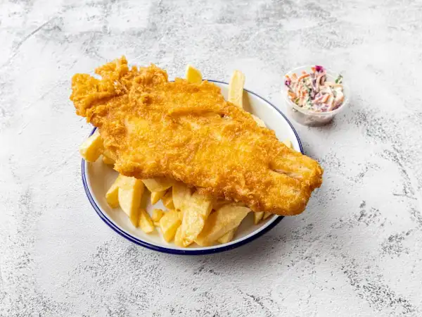 Single Battered Haddock 