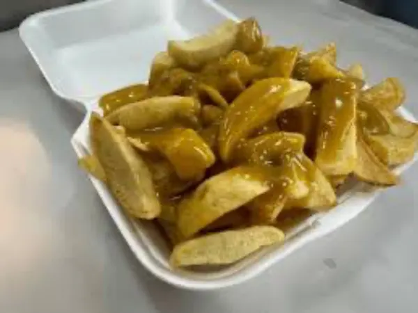 Chips 'n' Curry Sauce 