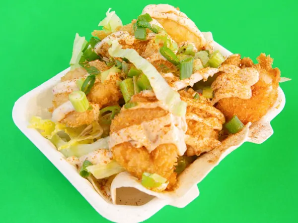 Jumbo Panko Prawn Tacos 