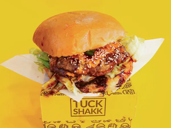 Blazin Glazed Beef Patty Burger 