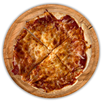 Whole Deep Fried Pizza 