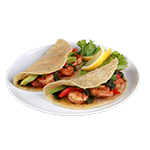Panko Shrimpy Prawn Tacos 
